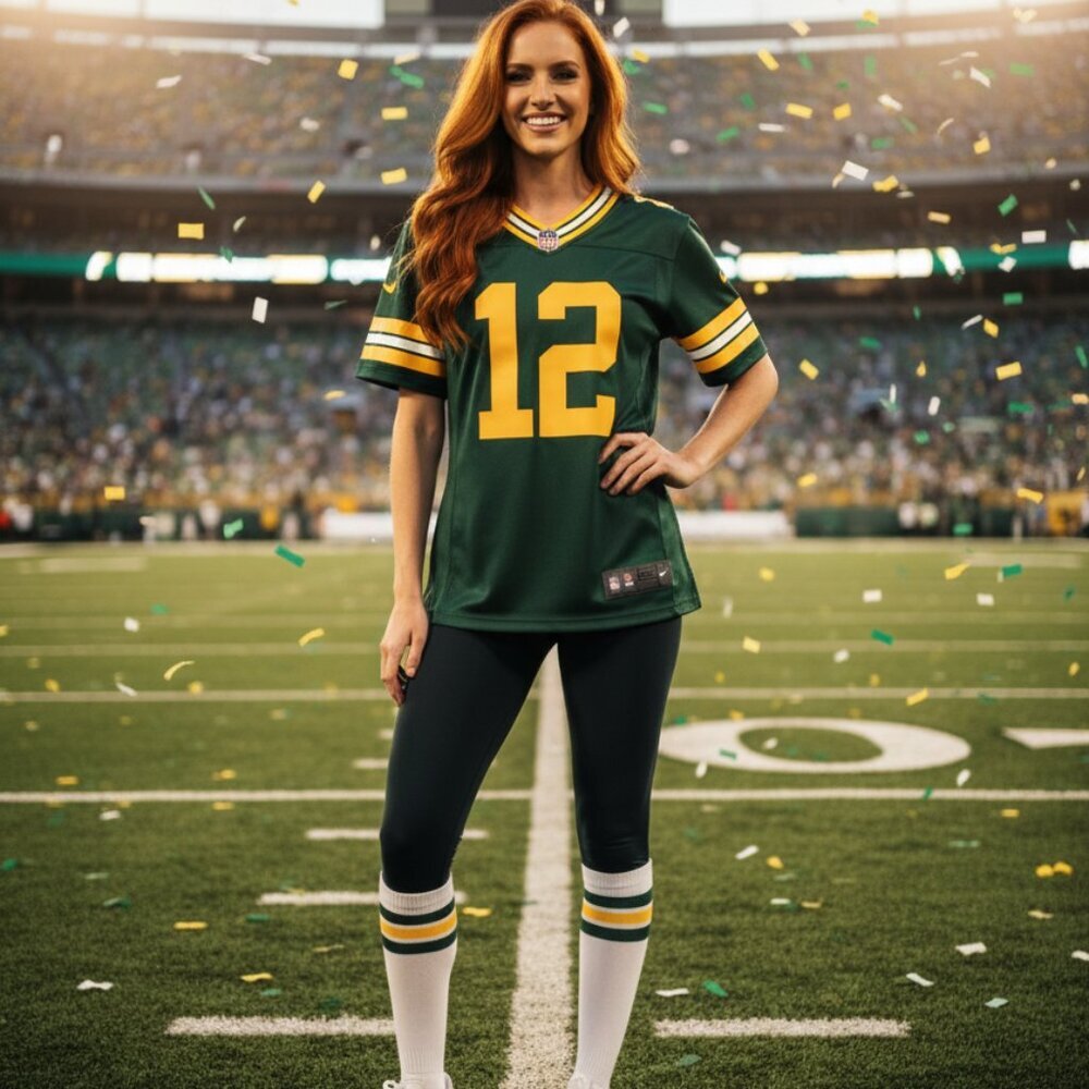 Nike NFL Green Bay Packers Aaron Rodgers #12 Jersey - L